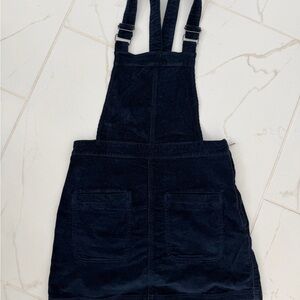 Navy Blue Overall Dress